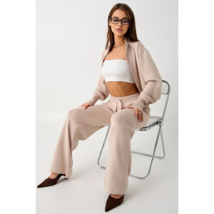 Костюм двойка женский №1 057732 вязаный трикотаж (р-ры: 42-46)