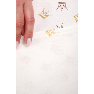 Сорочка женская №18060 футер 2-х нитка с начесом (р-ры: 48-58) молочный