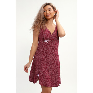 Сорочка женская №30144 кулирка (р-ры: 46-56) бордо