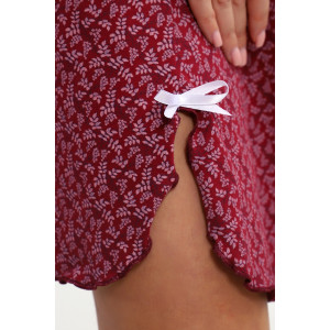 Сорочка женская №30144 кулирка (р-ры: 46-56) бордо