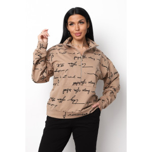 Толстовка женская ХЗ01 футер 2-х нитка (р-ры: 46-60) буквы