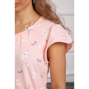 Сорочка женская №313 кулирка (р-ры: 50-60) розовый