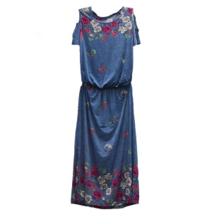 Платье женское "Эдем" ПлМ-10 масло (последний размер) джинс-купон 52