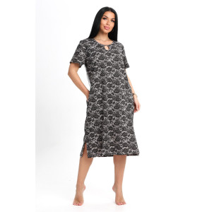 Туника женская №205 интерлок (р-ры: 50-60) коричневый