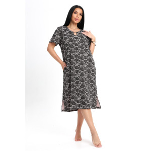 Туника женская №205 интерлок (р-ры: 50-60) коричневый