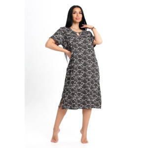 Туника женская №205 интерлок (р-ры: 50-60) коричневый