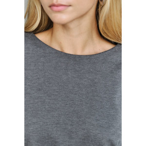 Костюм двойка женский №057817 джерси (р-ры: 42-46) серый