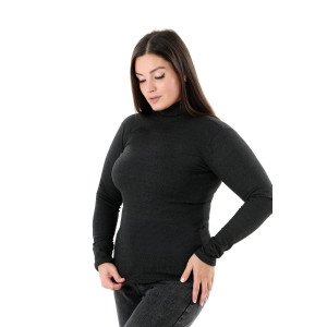 Водолазка женская №057650 кашемир (р-ры: 44-46) графит