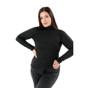 Водолазка женская №057650 кашемир (р-ры: 44-46) графит