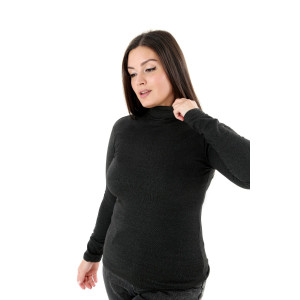 Водолазка женская №057650 кашемир (р-ры: 44-46) графит