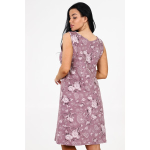 Сорочка женская НСК-108 кулирка (последний размер) мокко 58