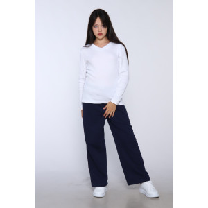 Брюки детские "Челси" текстильное полотно (последний размер) синий 164