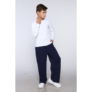 Брюки детские "Челси" текстильное полотно (последний размер) синий 164