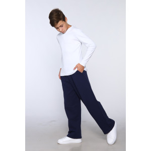 Брюки детские "Челси" текстильное полотно (последний размер) синий 164