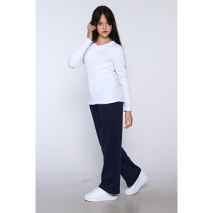 Брюки детские "Челси" текстильное полотно (последний размер) синий 164