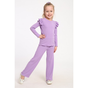 Костюм двойка детский МЛШ "Камилла" лапша (последний размер) сиреневый 164