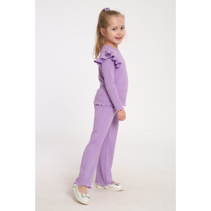 Костюм двойка детский МЛШ "Камилла" лапша (последний размер) сиреневый 164