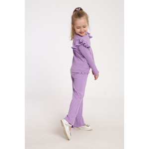 Костюм двойка детский МЛШ "Камилла" лапша (последний размер) сиреневый 164