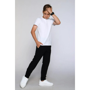 Футболка детская Ф1 кулирка с лайкрой (последний размер) белый 158