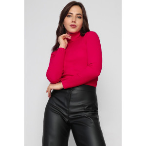 Водолазка женская "Office" кашкорсе (последний размер) малина 54