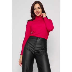 Водолазка женская "Office" кашкорсе (последний размер) малина 54