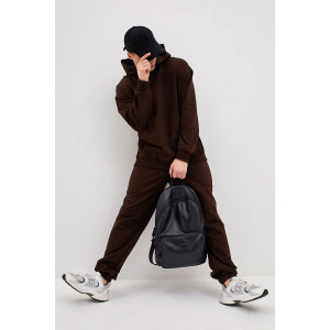 Костюм двойка мужской КМ-5 "Родос" футер 2-х нитка (последний размер) шоколад 50