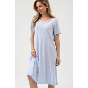 Сорочка женская "Шарм" 2433-Рн хлопок (р-ры: 48-58) голубой