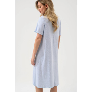 Сорочка женская "Шарм" 2433-Рн хлопок (р-ры: 48-58) голубой