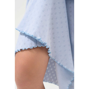 Сорочка женская "Шарм" 2433-Рн хлопок (р-ры: 48-58) голубой