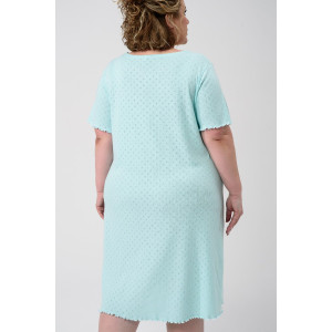 Сорочка женская "Шарм" 2433-Рн хлопок (р-ры: 48-58) ментол