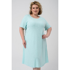 Сорочка женская "Шарм" 2433-Рн хлопок (р-ры: 48-58) ментол