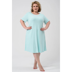 Сорочка женская "Шарм" 2433-Рн хлопок (р-ры: 48-58) ментол