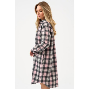 Халат женский "Добрый вечер" 2428-Ф фланель (р-ры: 44-58) розовый Халат женский "Добрый вечер" 2428-Ф фланель (р-ры: 44-58) розовый