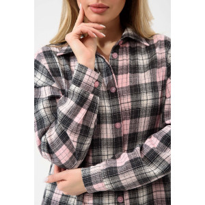 Халат женский "Добрый вечер" 2428-Ф фланель (р-ры: 44-58) розовый Халат женский "Добрый вечер" 2428-Ф фланель (р-ры: 44-58) розовый