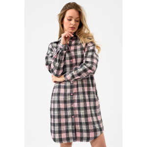 Халат женский "Добрый вечер" 2428-Ф фланель (р-ры: 44-58) розовый Халат женский "Добрый вечер" 2428-Ф фланель (р-ры: 44-58) розовый