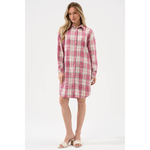 Халат женский "Добрый вечер" 2428-Ф фланель (р-ры: 44-58) фуксия Халат женский "Добрый вечер" 2428-Ф фланель (р-ры: 44-58) фуксия