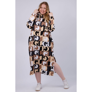 Платье женское "Айгуль" футер 2-х нитка (р-ры: 50-60)