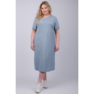 Платье женское "Волна" плательная ткань (р-ры: 50-60) туман