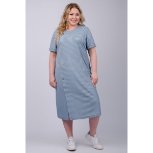 Платье женское "Волна" плательная ткань (р-ры: 50-60) туман