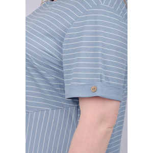 Платье женское "Волна" плательная ткань (р-ры: 50-60) туман