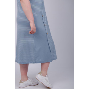 Платье женское "Волна" плательная ткань (р-ры: 50-60) туман