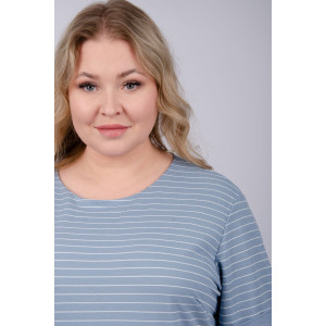 Платье женское "Волна" плательная ткань (р-ры: 50-60) туман