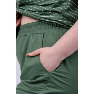 Костюм двойка женский "Альмерия" плательная ткань (р-ры: 50-60) зеленый