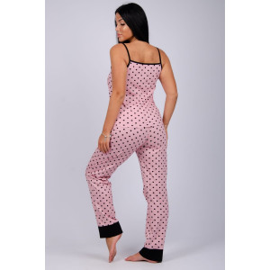 Пижама женская "Франческа" кулирка (р-ры: 42-52) горох