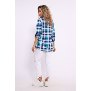 Туника женская 567 кулирка (последний размер) зеленый 60-62