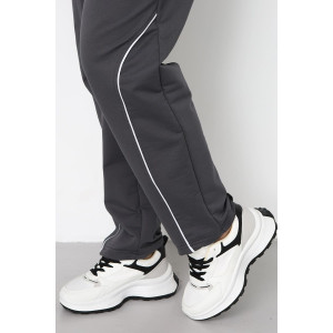 Костюм двойка женский "Кант" футер с лайкрой (р-ры: 42-58) серый