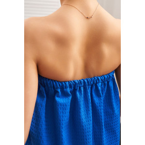 Набор для сауны 029255 вафельное полотно 2 предмета василек Набор для сауны 029255 вафельное полотно 2 предмета василек