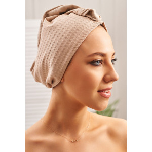 Набор для сауны 029255 вафельное полотно 2 предмета бежевый Набор для сауны 029255 вафельное полотно 2 предмета бежевый