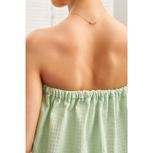 Набор для сауны 029255 вафельное полотно 2 предмета мята Набор для сауны 029255 вафельное полотно 2 предмета мята