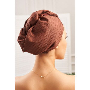 Набор для сауны 029255 вафельное полотно 2 предмета шоколад Набор для сауны 029255 вафельное полотно 2 предмета шоколад